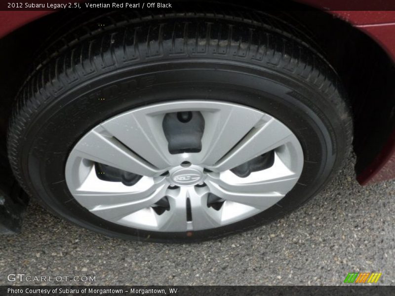 Venetian Red Pearl / Off Black 2012 Subaru Legacy 2.5i
