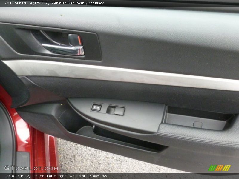 Venetian Red Pearl / Off Black 2012 Subaru Legacy 2.5i