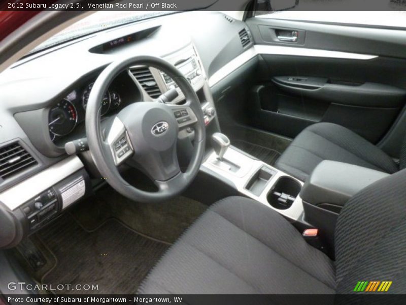 Venetian Red Pearl / Off Black 2012 Subaru Legacy 2.5i