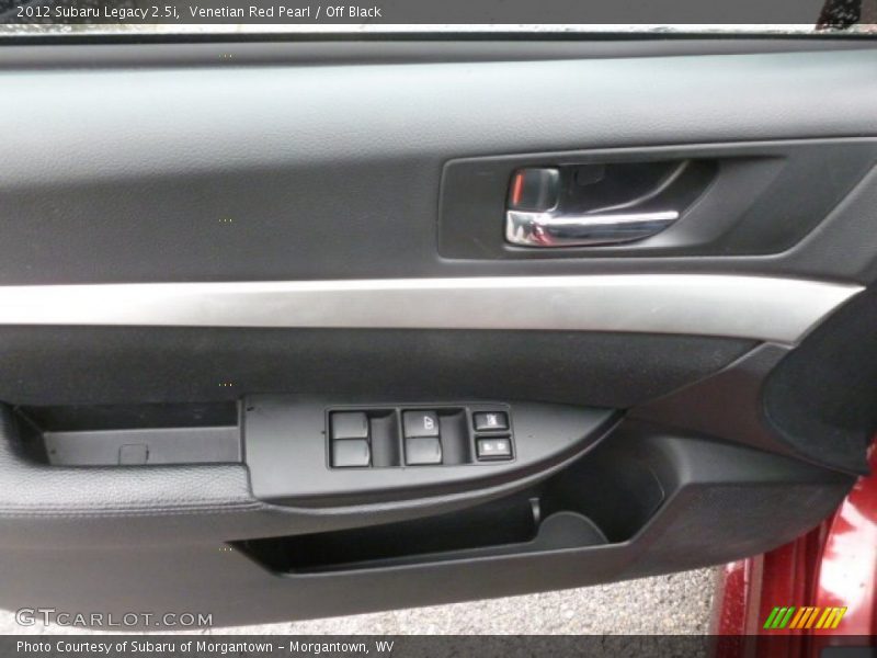 Venetian Red Pearl / Off Black 2012 Subaru Legacy 2.5i