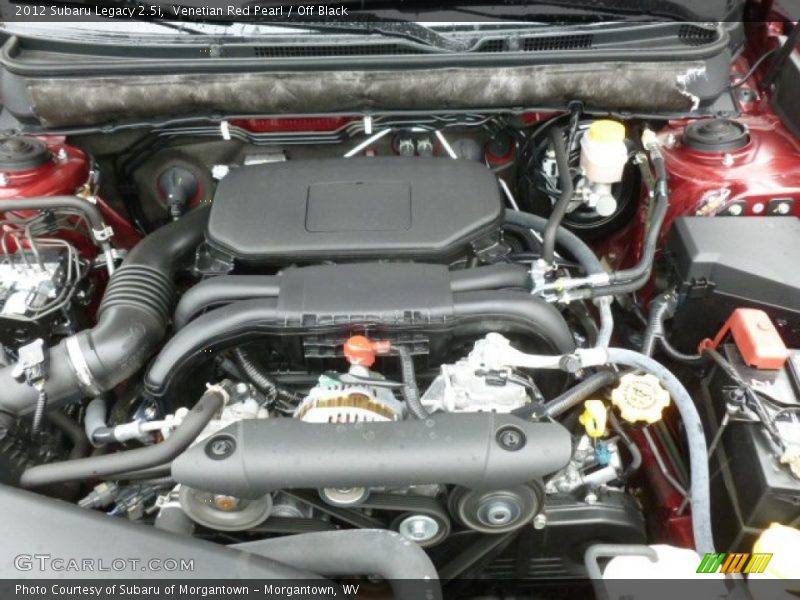 Venetian Red Pearl / Off Black 2012 Subaru Legacy 2.5i