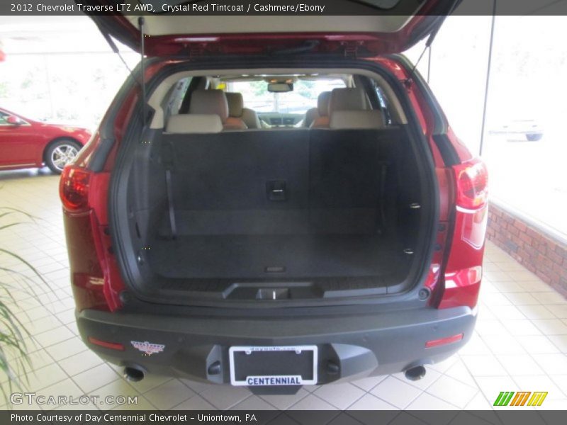 Crystal Red Tintcoat / Cashmere/Ebony 2012 Chevrolet Traverse LTZ AWD