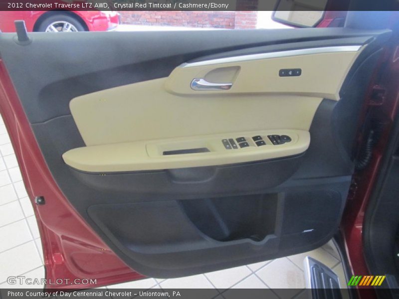 Crystal Red Tintcoat / Cashmere/Ebony 2012 Chevrolet Traverse LTZ AWD