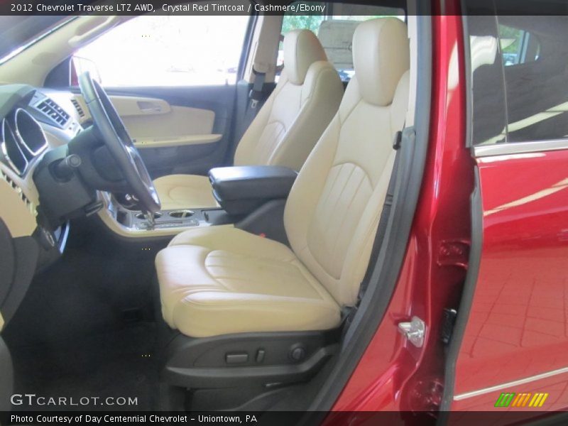 Crystal Red Tintcoat / Cashmere/Ebony 2012 Chevrolet Traverse LTZ AWD