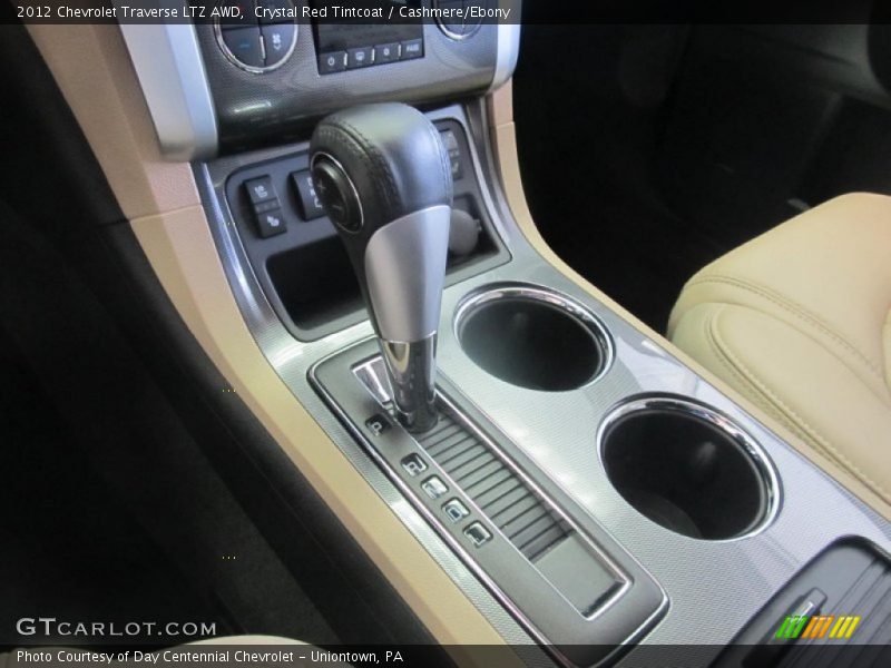 Crystal Red Tintcoat / Cashmere/Ebony 2012 Chevrolet Traverse LTZ AWD