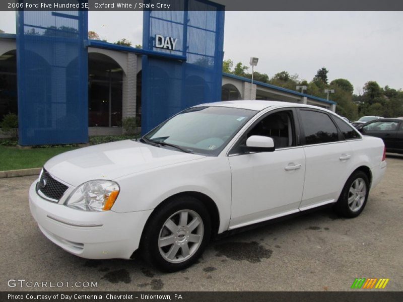 Oxford White / Shale Grey 2006 Ford Five Hundred SE