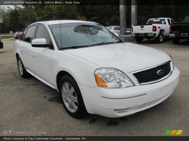 Oxford White / Shale Grey 2006 Ford Five Hundred SE