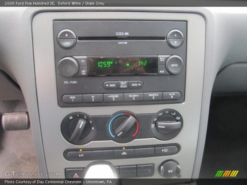 Oxford White / Shale Grey 2006 Ford Five Hundred SE