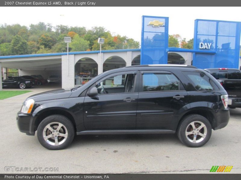 Black / Light Gray 2007 Chevrolet Equinox LS AWD