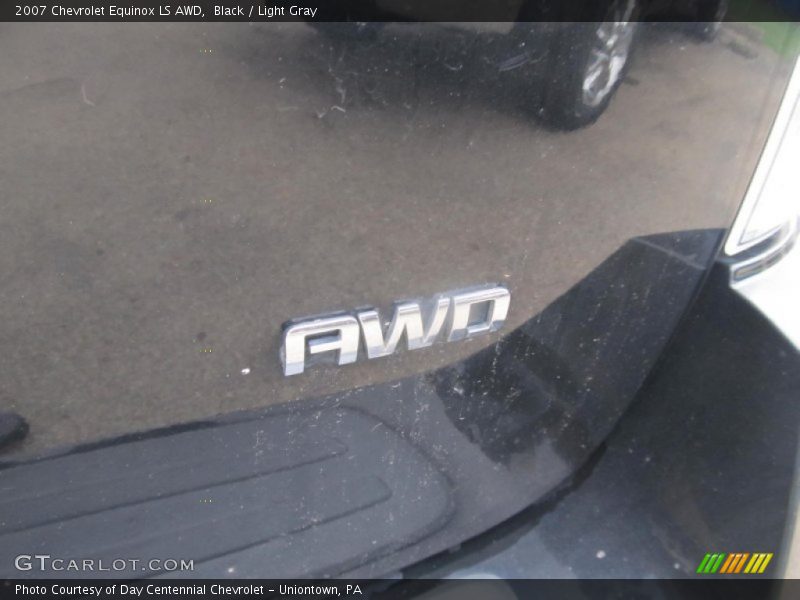 Black / Light Gray 2007 Chevrolet Equinox LS AWD