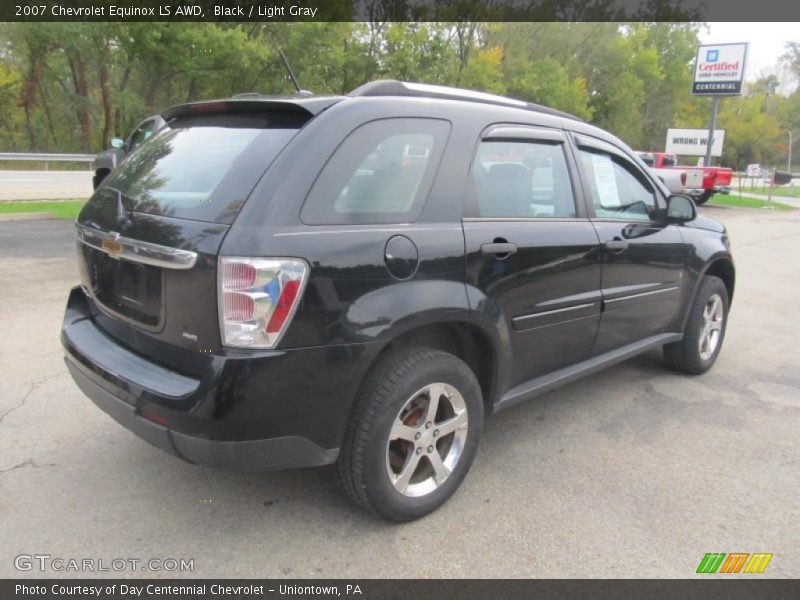 Black / Light Gray 2007 Chevrolet Equinox LS AWD