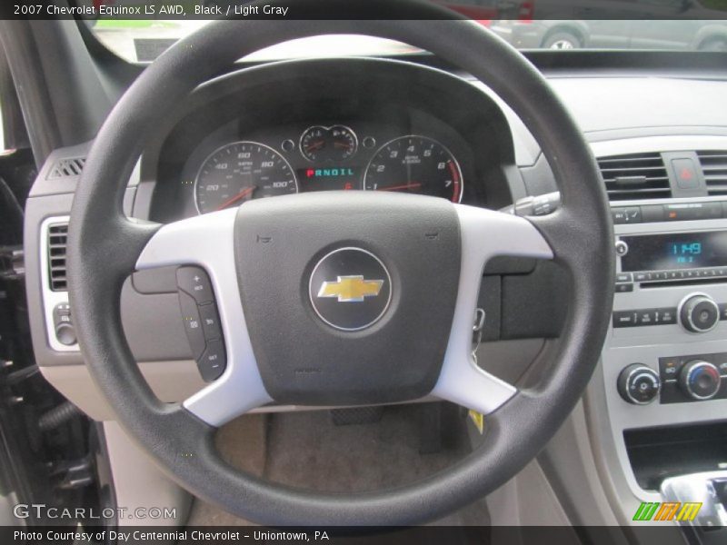 Black / Light Gray 2007 Chevrolet Equinox LS AWD