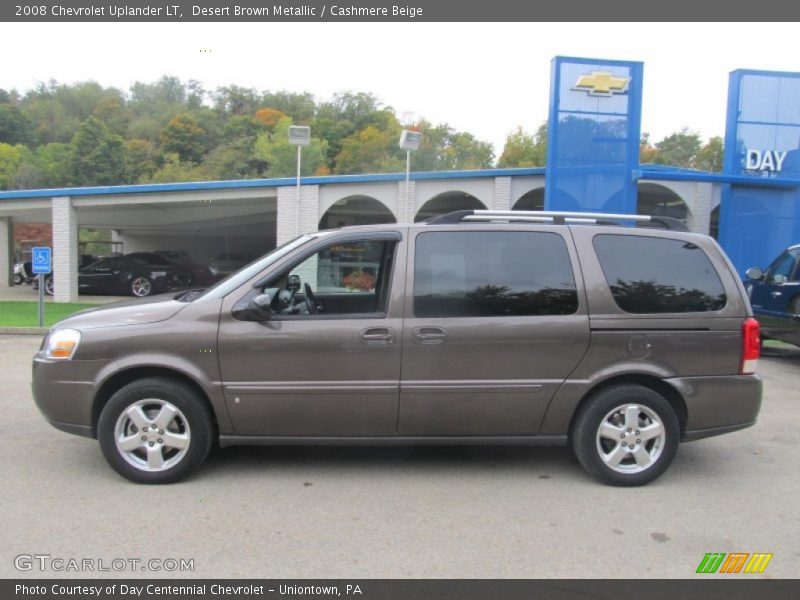 Desert Brown Metallic / Cashmere Beige 2008 Chevrolet Uplander LT