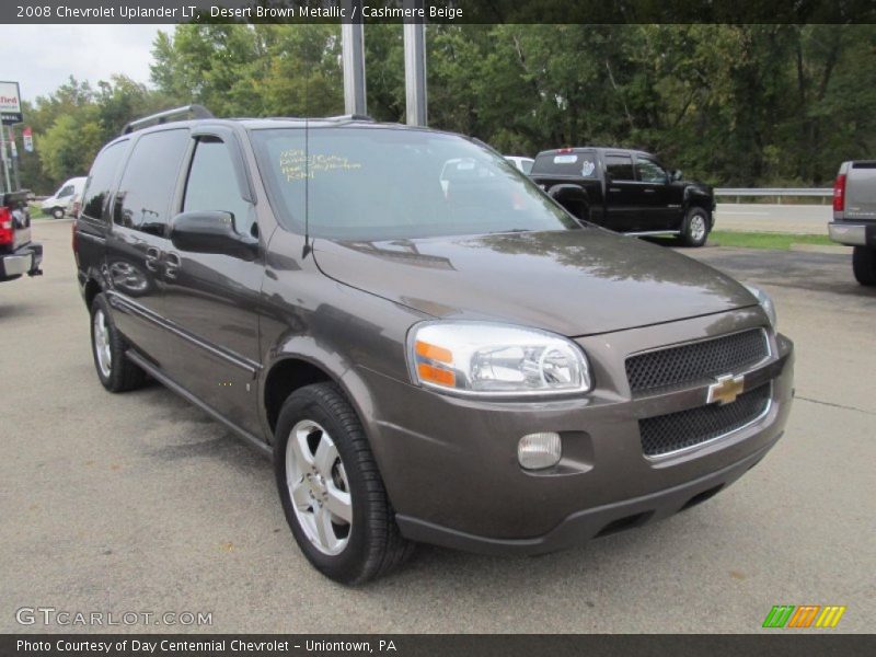 Desert Brown Metallic / Cashmere Beige 2008 Chevrolet Uplander LT