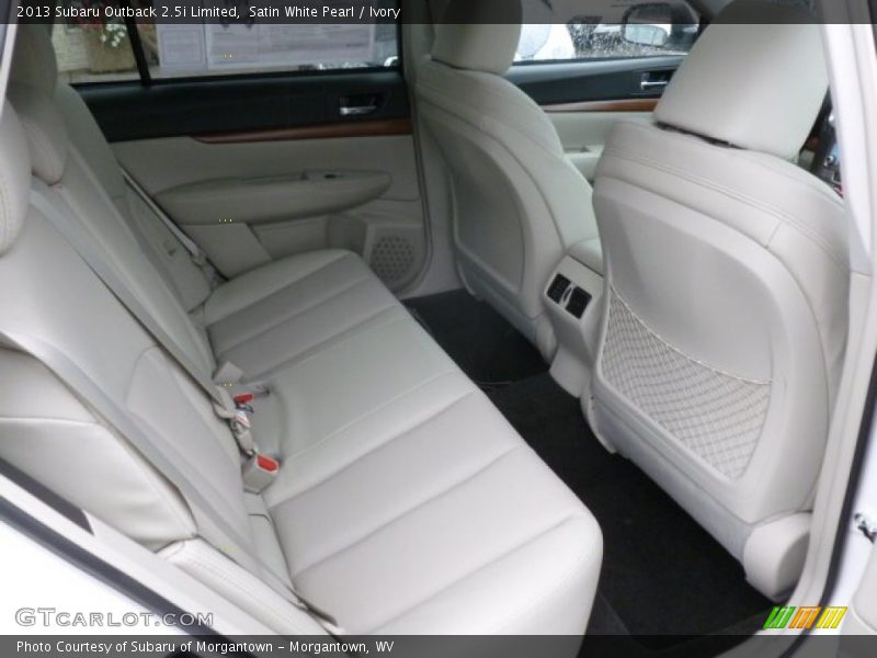 Satin White Pearl / Ivory 2013 Subaru Outback 2.5i Limited