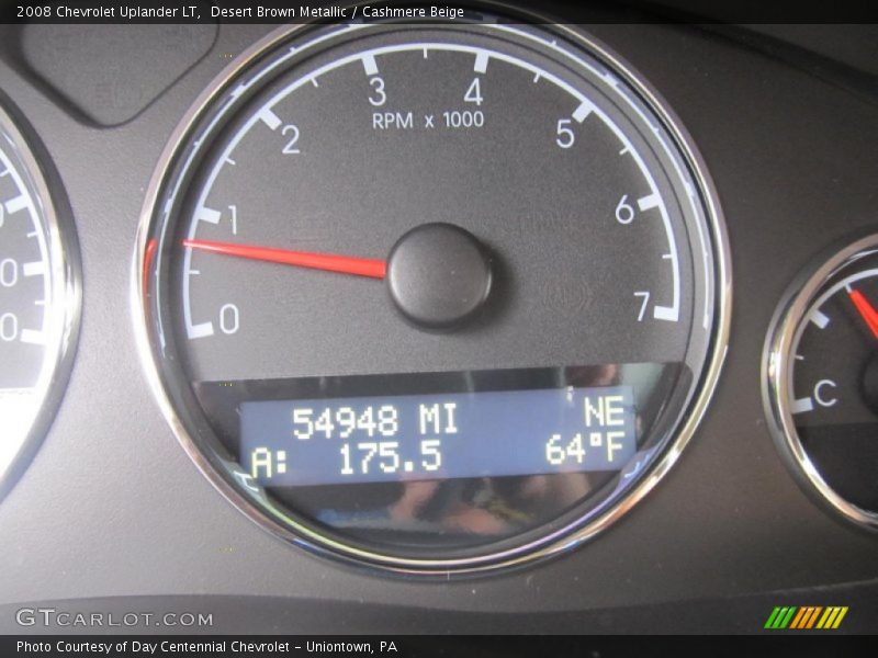 Desert Brown Metallic / Cashmere Beige 2008 Chevrolet Uplander LT