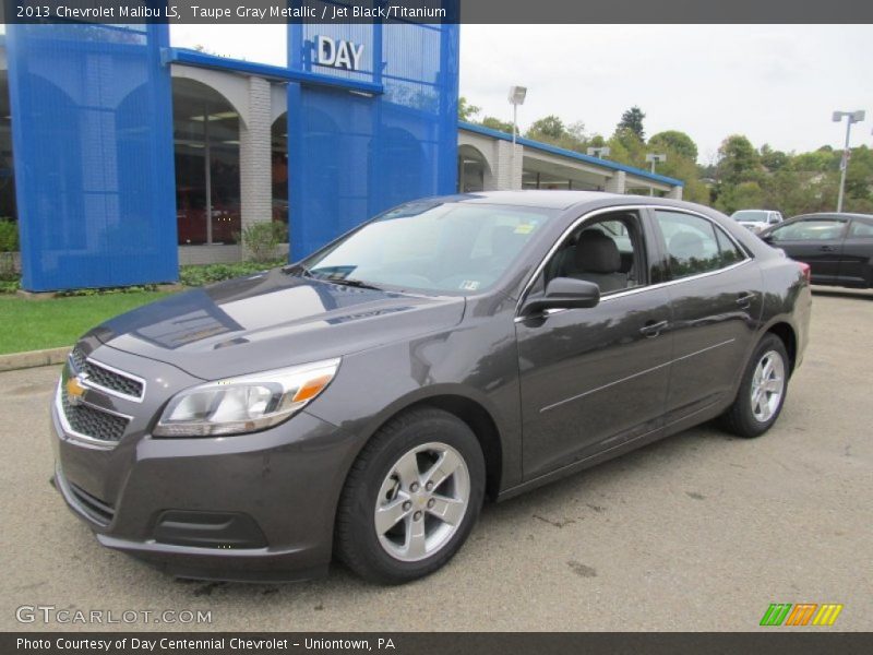 Taupe Gray Metallic / Jet Black/Titanium 2013 Chevrolet Malibu LS