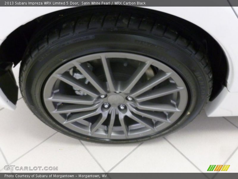 Satin White Pearl / WRX Carbon Black 2013 Subaru Impreza WRX Limited 5 Door