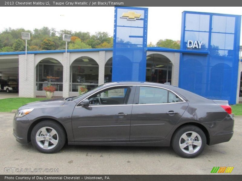 Taupe Gray Metallic / Jet Black/Titanium 2013 Chevrolet Malibu LS