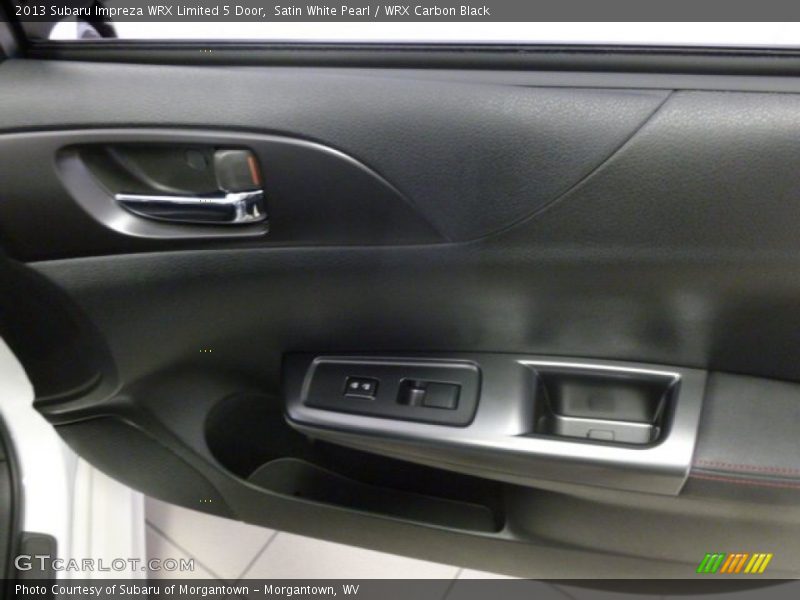 Satin White Pearl / WRX Carbon Black 2013 Subaru Impreza WRX Limited 5 Door