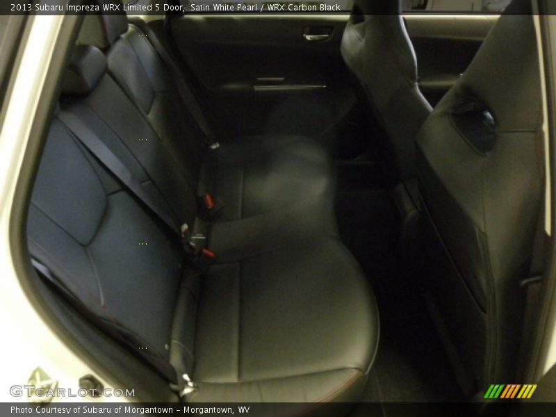 Satin White Pearl / WRX Carbon Black 2013 Subaru Impreza WRX Limited 5 Door