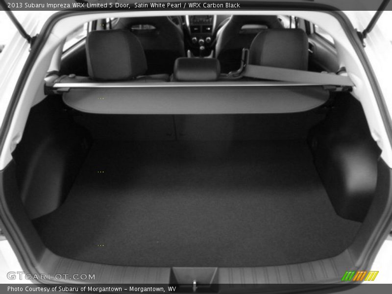  2013 Impreza WRX Limited 5 Door Trunk
