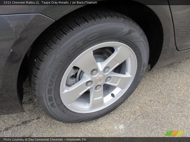 Taupe Gray Metallic / Jet Black/Titanium 2013 Chevrolet Malibu LS