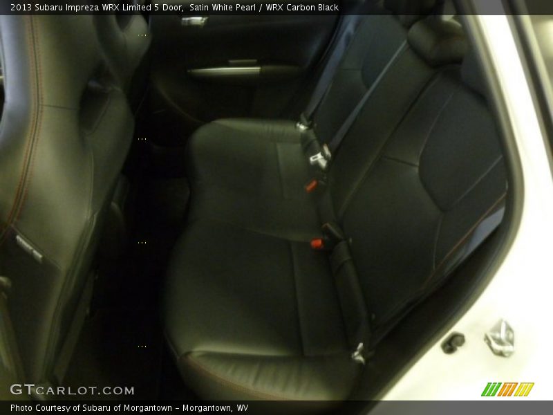Satin White Pearl / WRX Carbon Black 2013 Subaru Impreza WRX Limited 5 Door