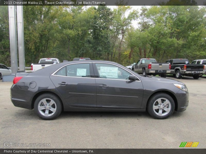 Taupe Gray Metallic / Jet Black/Titanium 2013 Chevrolet Malibu LS