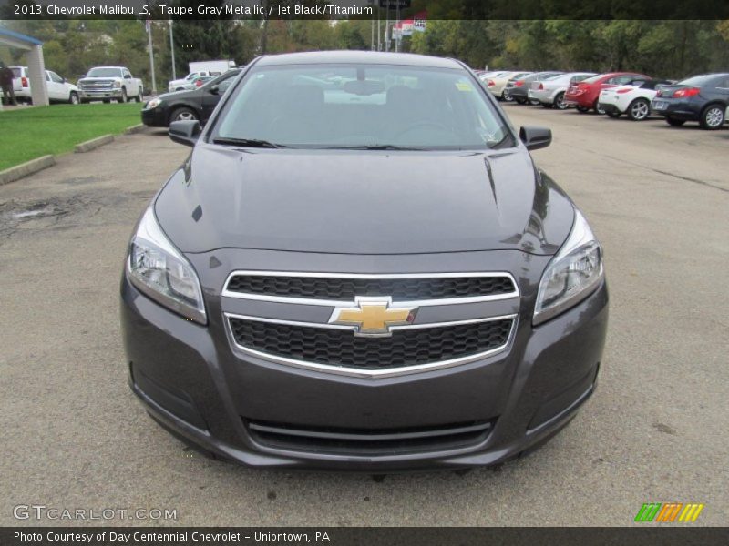 Taupe Gray Metallic / Jet Black/Titanium 2013 Chevrolet Malibu LS