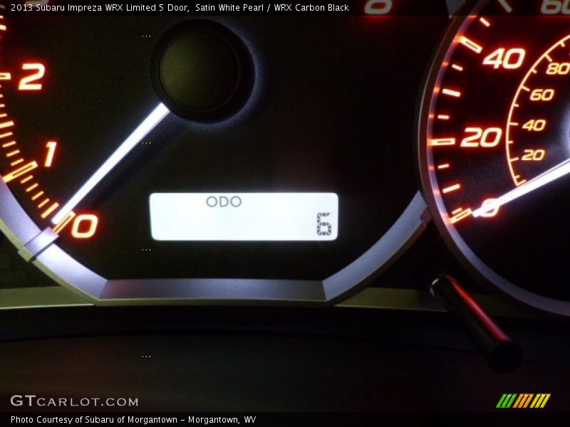 Satin White Pearl / WRX Carbon Black 2013 Subaru Impreza WRX Limited 5 Door