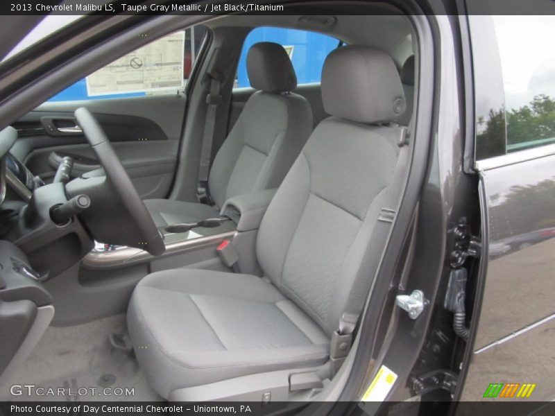 Taupe Gray Metallic / Jet Black/Titanium 2013 Chevrolet Malibu LS