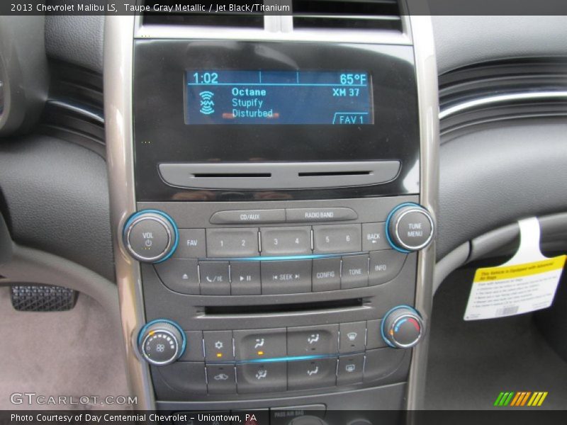 Taupe Gray Metallic / Jet Black/Titanium 2013 Chevrolet Malibu LS
