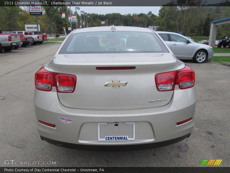 Champagne Silver Metallic / Jet Black 2013 Chevrolet Malibu LT