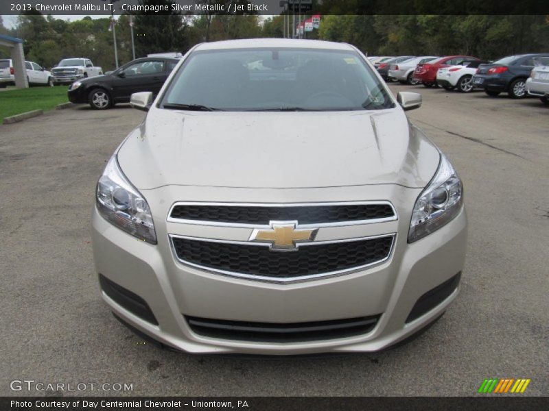 Champagne Silver Metallic / Jet Black 2013 Chevrolet Malibu LT