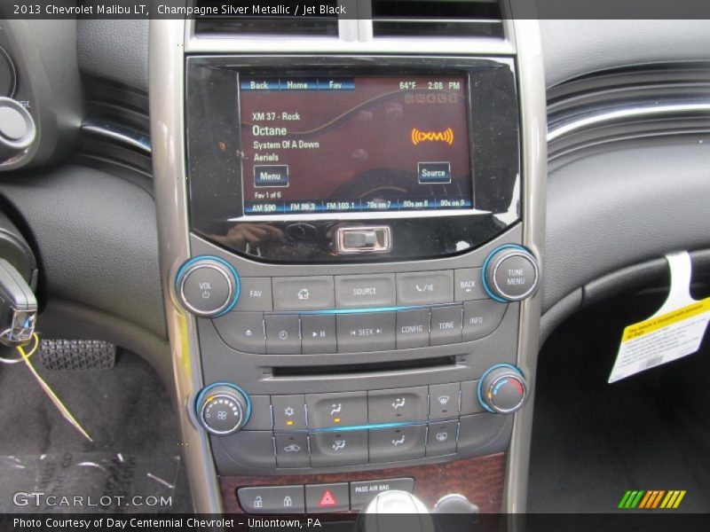 Champagne Silver Metallic / Jet Black 2013 Chevrolet Malibu LT