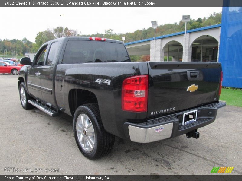 Black Granite Metallic / Ebony 2012 Chevrolet Silverado 1500 LT Extended Cab 4x4