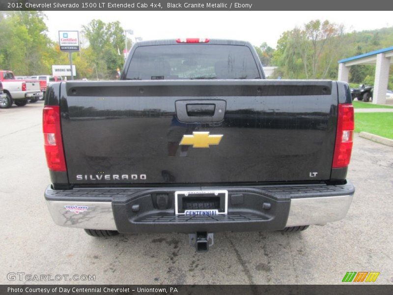 Black Granite Metallic / Ebony 2012 Chevrolet Silverado 1500 LT Extended Cab 4x4