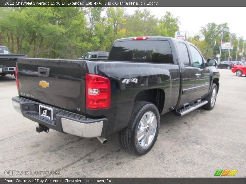 Black Granite Metallic / Ebony 2012 Chevrolet Silverado 1500 LT Extended Cab 4x4