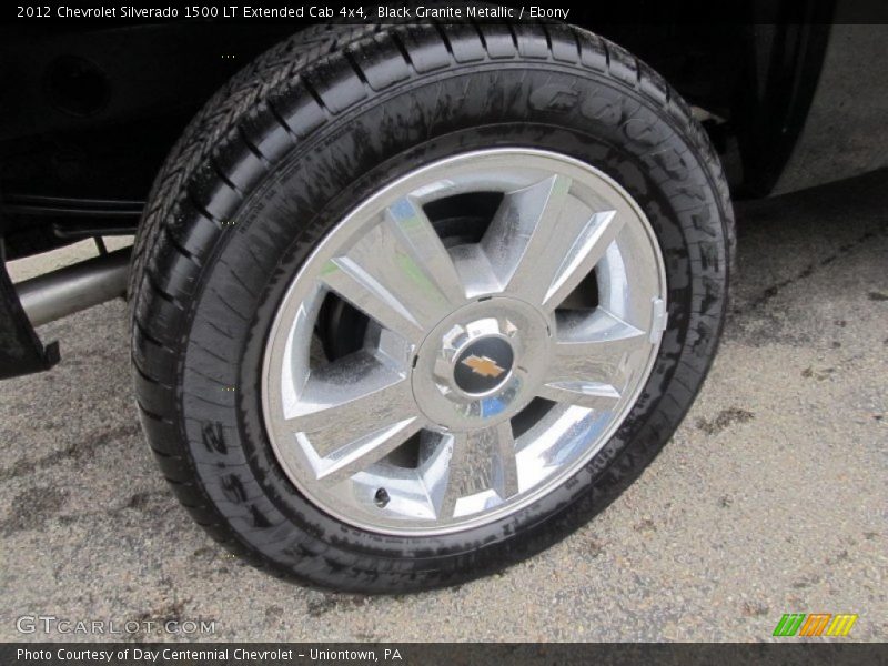 Black Granite Metallic / Ebony 2012 Chevrolet Silverado 1500 LT Extended Cab 4x4