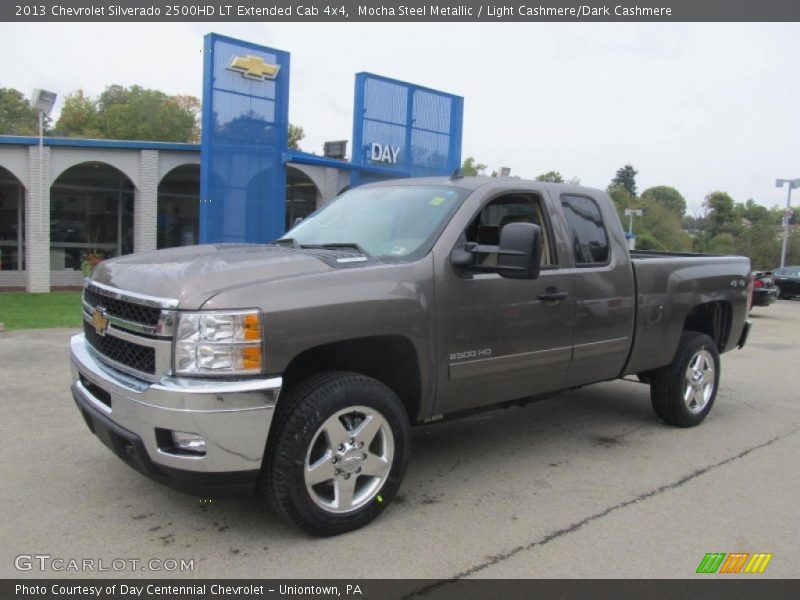 Mocha Steel Metallic / Light Cashmere/Dark Cashmere 2013 Chevrolet Silverado 2500HD LT Extended Cab 4x4