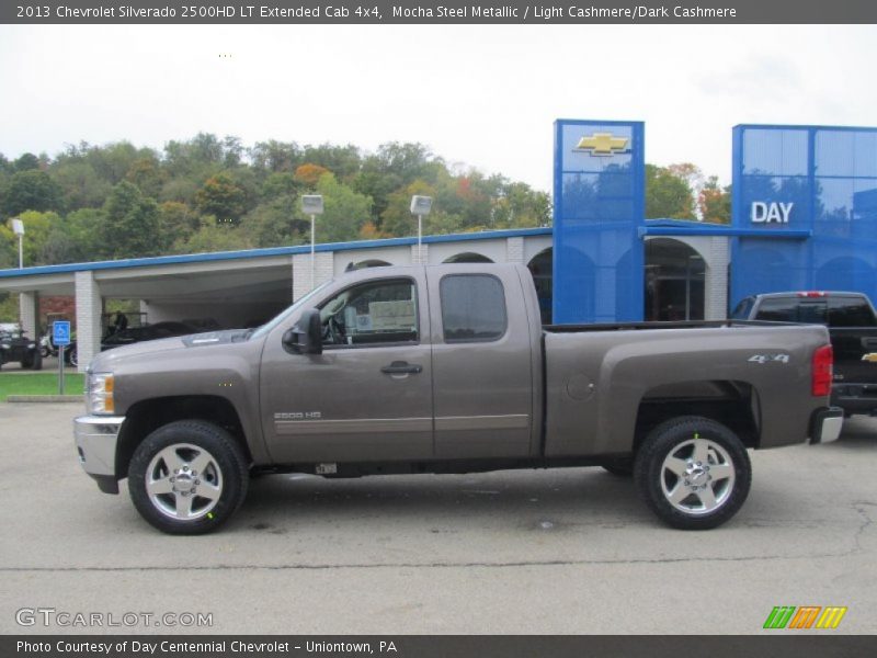 Mocha Steel Metallic / Light Cashmere/Dark Cashmere 2013 Chevrolet Silverado 2500HD LT Extended Cab 4x4