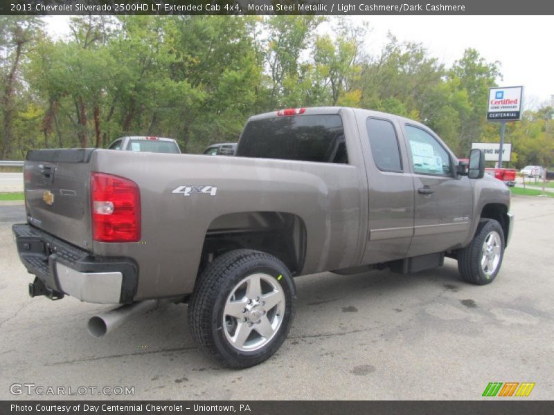 Mocha Steel Metallic / Light Cashmere/Dark Cashmere 2013 Chevrolet Silverado 2500HD LT Extended Cab 4x4