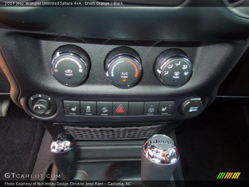 Crush Orange / Black 2013 Jeep Wrangler Unlimited Sahara 4x4