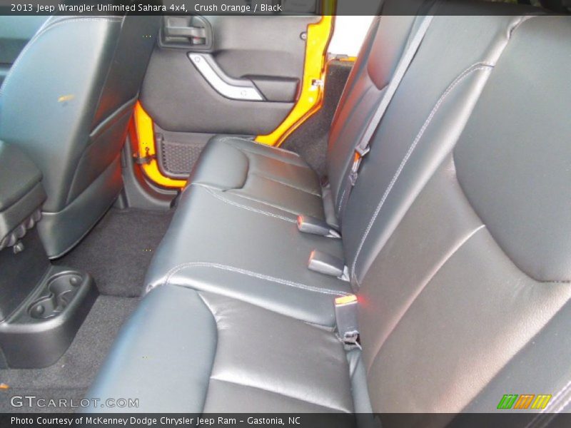 Crush Orange / Black 2013 Jeep Wrangler Unlimited Sahara 4x4