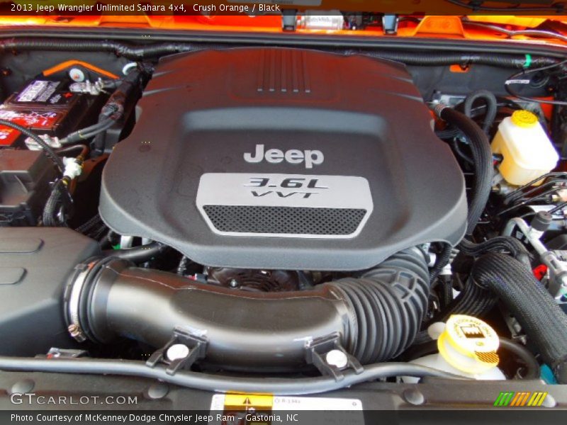Crush Orange / Black 2013 Jeep Wrangler Unlimited Sahara 4x4