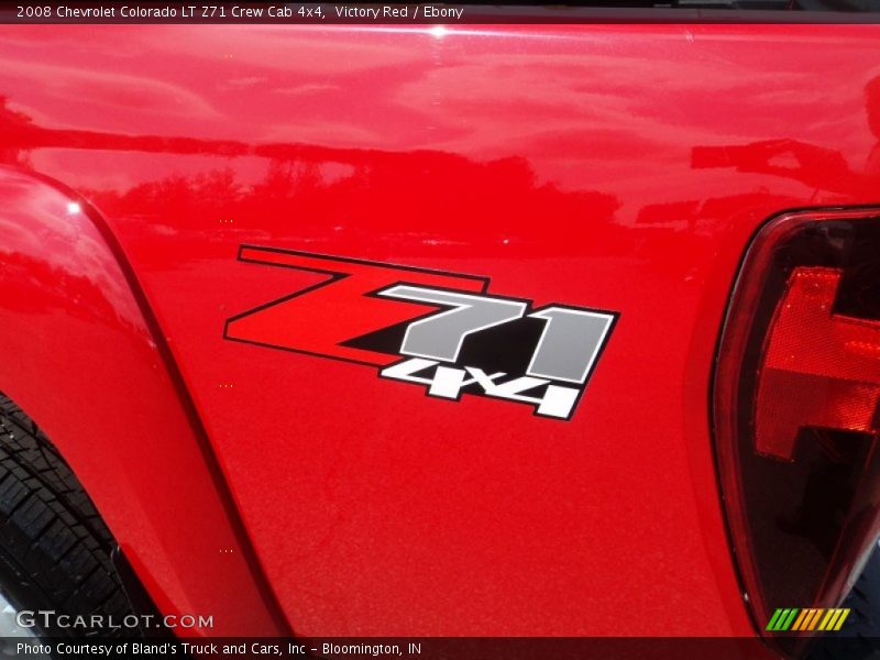 Victory Red / Ebony 2008 Chevrolet Colorado LT Z71 Crew Cab 4x4