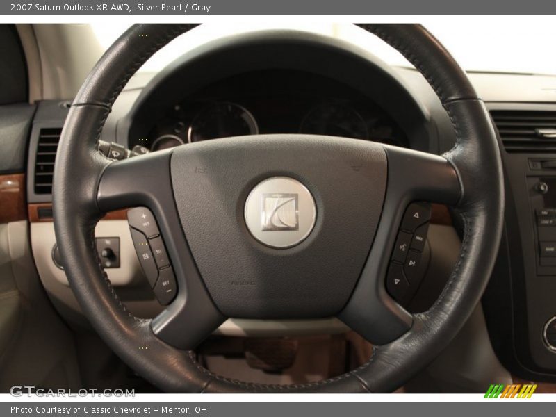 Silver Pearl / Gray 2007 Saturn Outlook XR AWD
