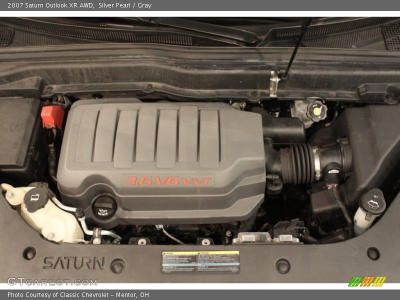Silver Pearl / Gray 2007 Saturn Outlook XR AWD