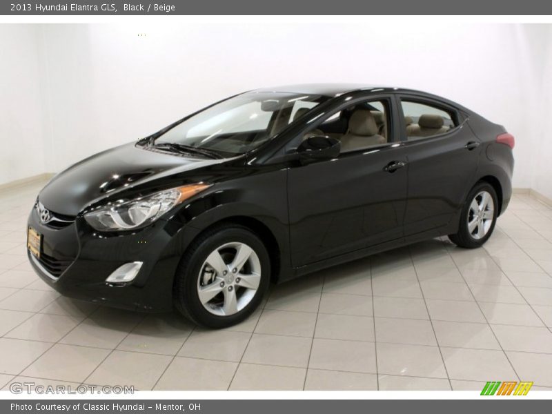 Black / Beige 2013 Hyundai Elantra GLS